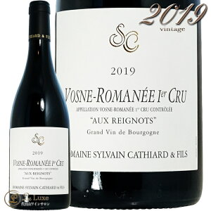 2019 ���H�[�k ���}�l �v���~�G �N���� �I�[ ���j�� �V�����@�� �J�e�B�A�[�� ���K�i �ԃ��C�� 750ml Domaine Sylvain Cathiard Vosne Romanee 1er Cru Aux Reignots