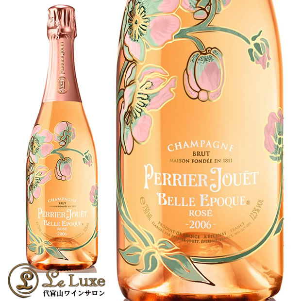 新しいコレクション 2013 ベル エポック ロゼ ペリエ ジュエ シャンパン ROSE 辛口 750ml Perrier Jouet Belle  Epoque Brut Rose Millesime