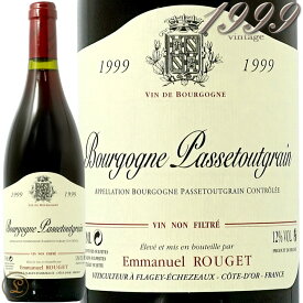1999 ブルゴーニュ パストゥグラン エマニュエル ルジェ 赤ワイン 辛口 750ml Emmanuel Rouget Bourgogne Passetoutgrains