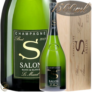 2007 }Oi T u h u  j ubg LFS Vp h  1500ml Champagne SALON Blanc de Blancs Le MesnilCuvee S magnum