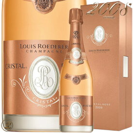 2008 クリスタル ロゼ ヴィンテージ ルイ ロデレール ギフト ボックス シャンパン ROSE 辛口 750ml Louis Roederer Cristal vintage Rose Gift Box