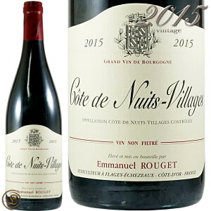 2015 �R�[�g �h �j���C ���B���[�W�� �G�}�j���G�� ���W�F �ԃ��C�� �h�� 750ml Emmanuel Rouget Cotes de Nuits Villages