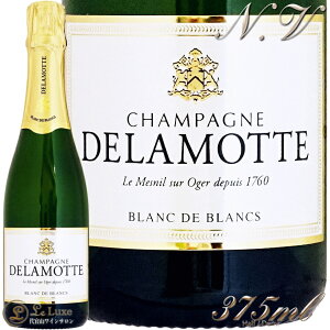 NV �u�����b�g �u�����h �u���� �n�[�t �h�D�����b�g ���K�i �V�����p�� �h�� �� 375ml Delamotte Brut Blanc de Blancs Half/Demi