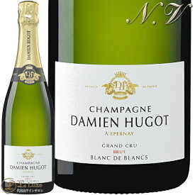 NV ブリュット ブラン ド ブラン ダミアン ウーゴ 正規品 シャンパン 辛口 白 750ml Damien Hugot Brut Blanc de Blancs