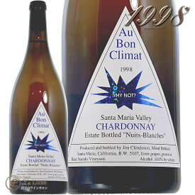 1998 マグナム ニュイ ブランシュ シャルドネ オー ボン クリマ 正規品 蔵出し バック ヴィンテージ 白ワイン 辛口 1500ml ABC Au Bon Climat Nuits Blanches Chardonnay
