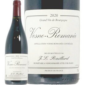 2021 ヴォーヌ ロマネ ジャン ルイ ライヤール 正規品 赤ワイン 辛口 750ml Domaine Jean Louis Raillard Vosne Romanee