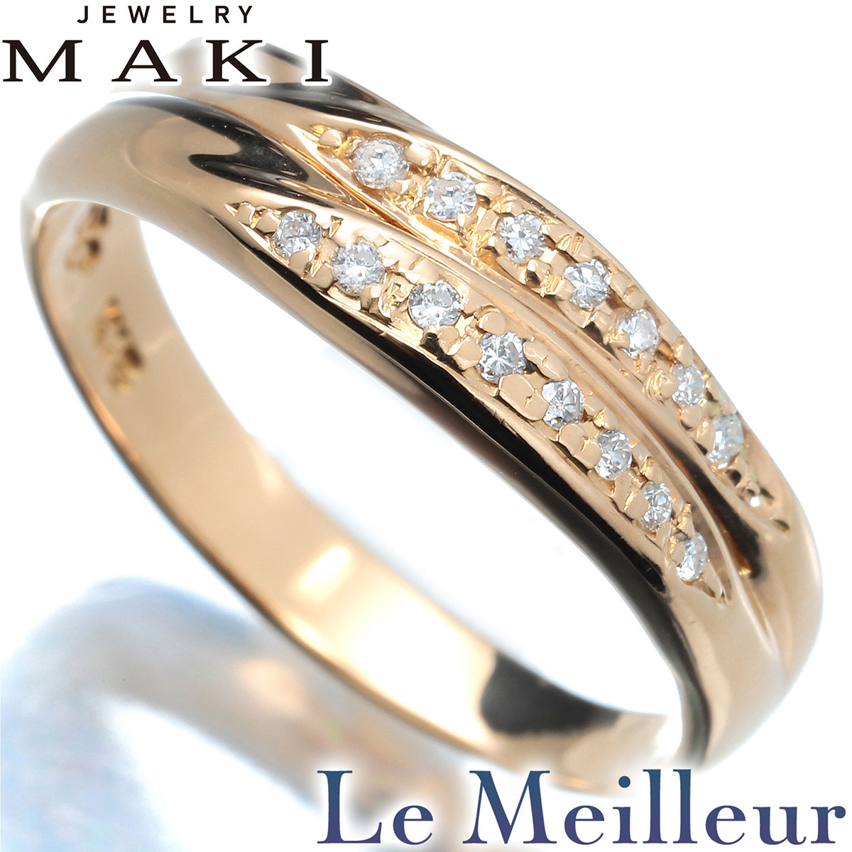 楽天市場】ジュエリーマキ Jewelry MAKI デザインリング ダイヤモンド