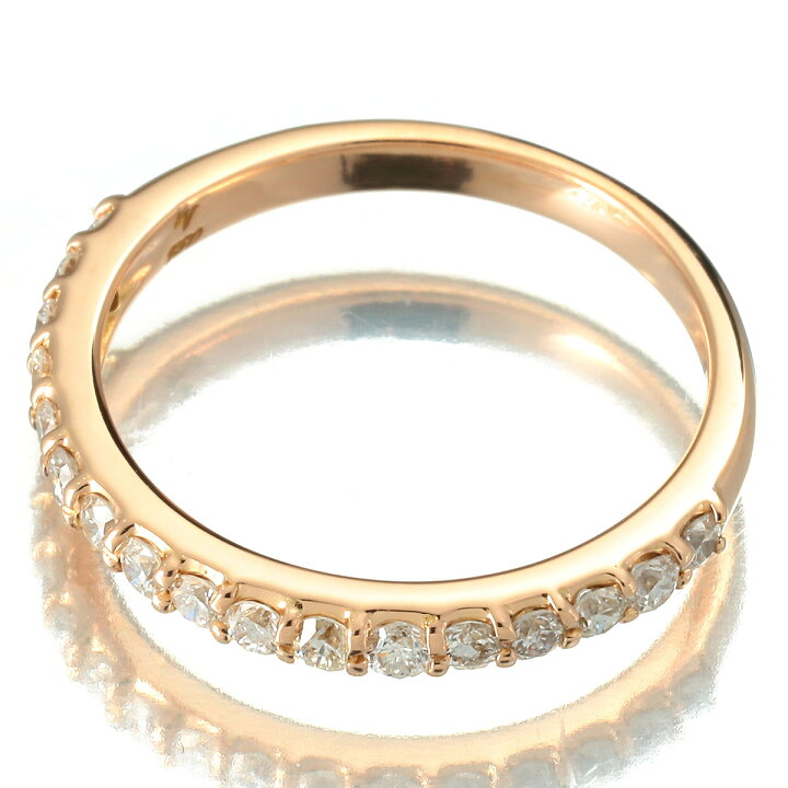 楽天市場】ポンテヴェキオ ハーフエタニティリング 指輪 ダイヤモンド  