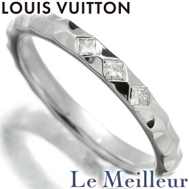 ルイ・ヴィトン モノグラム・アンフィニ リング 指輪 Q9F71F ダイヤモンド 750 12号 LOUIS VUITTON