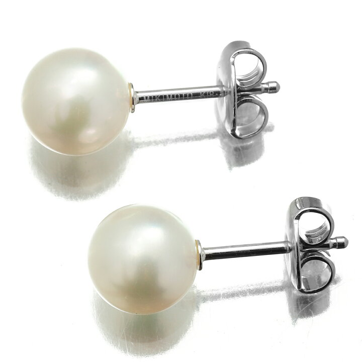 楽天市場】ミキモト パール ネックレス ピアス セット 真珠 7〜8mm K18 