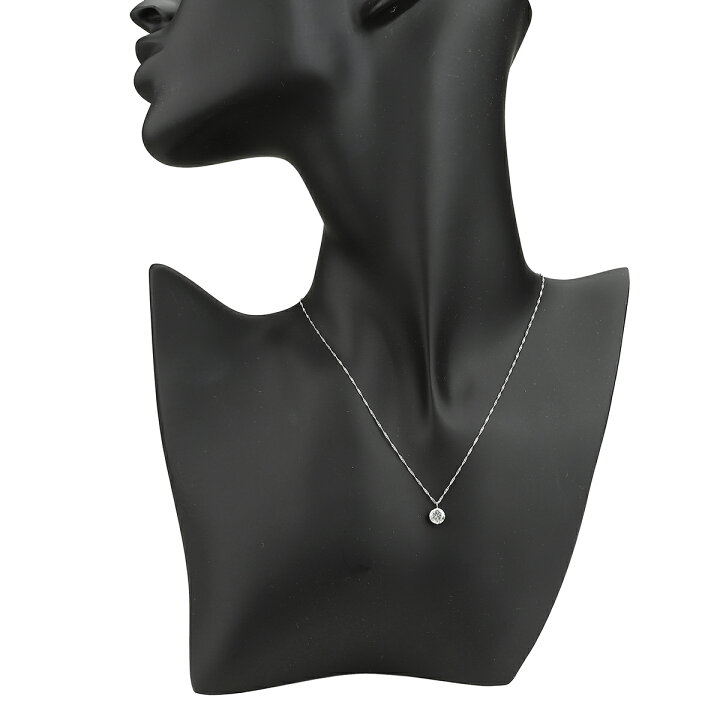 楽天市場】1粒 ペンダントネックレス ダイヤモンド 0.5ct Pt900 : Le  