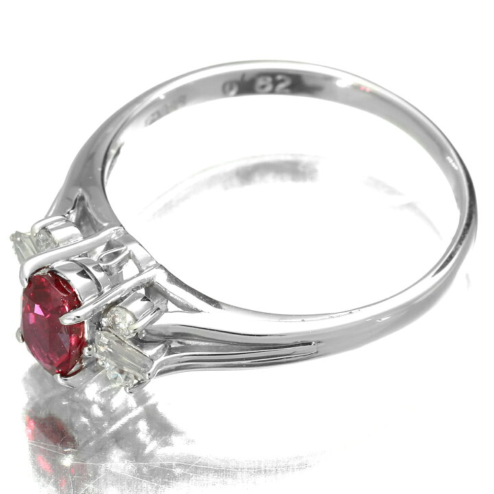 楽天市場】三越 リング 指輪 ルビー 0.62ct ダイヤモンド Pt900 12号  