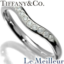 【ポイント5倍★2/15 23:59まで】ティファニー エルサ・ペレッティ カーブド バンドリング 9P 指輪 ダイヤモンド プラチナ Pt950 6号 TIFFANY&Co. 【最大5,000円OFFクーポン対象】
