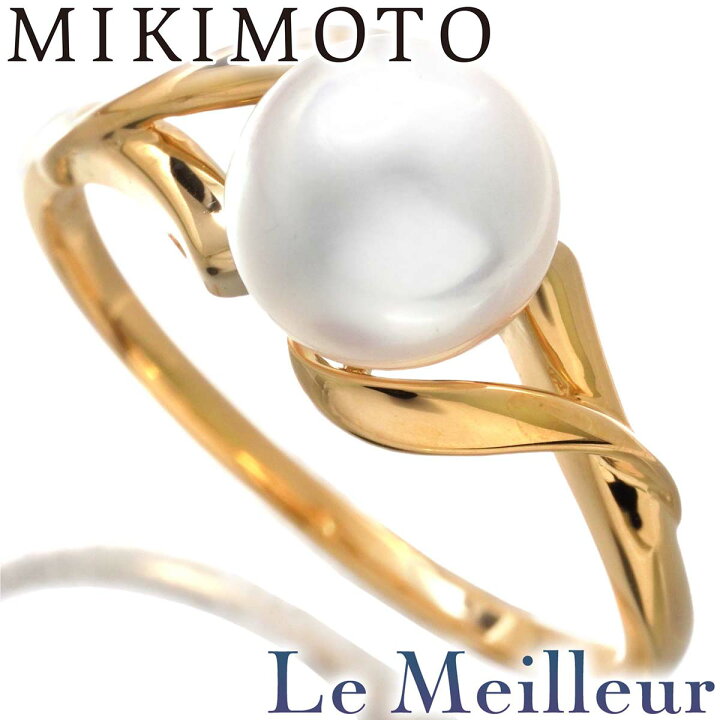 楽天市場】MIKIMOTO ミキモト 真珠 イエローゴールド K18YG パール 