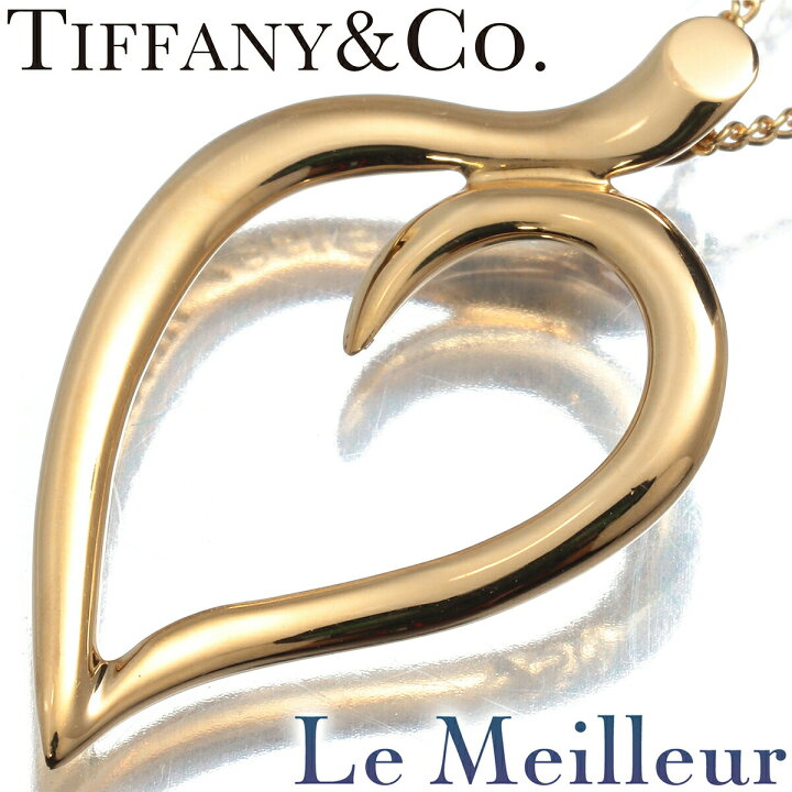 楽天市場】ティファニー リーフハート ペンダントネックレス K18  