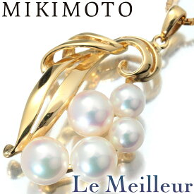 【10%OFF★楽天スーパーSALE対象】ミキモト デザイン ペンダントネックレス アコヤ真珠 6.1mm K18 MIKIMOTO