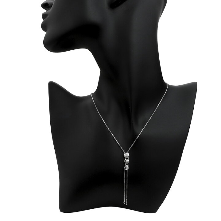 楽天市場】タサキ トリロジー ネックレス ダイヤモンド 0.39ct K18WG 