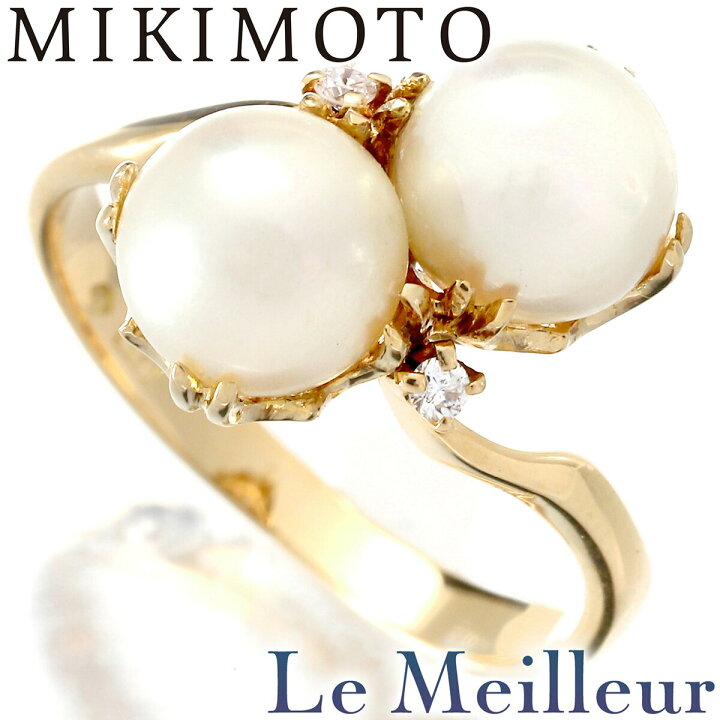 楽天市場】MIKIMOTO ミキモト アコヤ真珠 6.5mm ダイヤモンド ピンク 