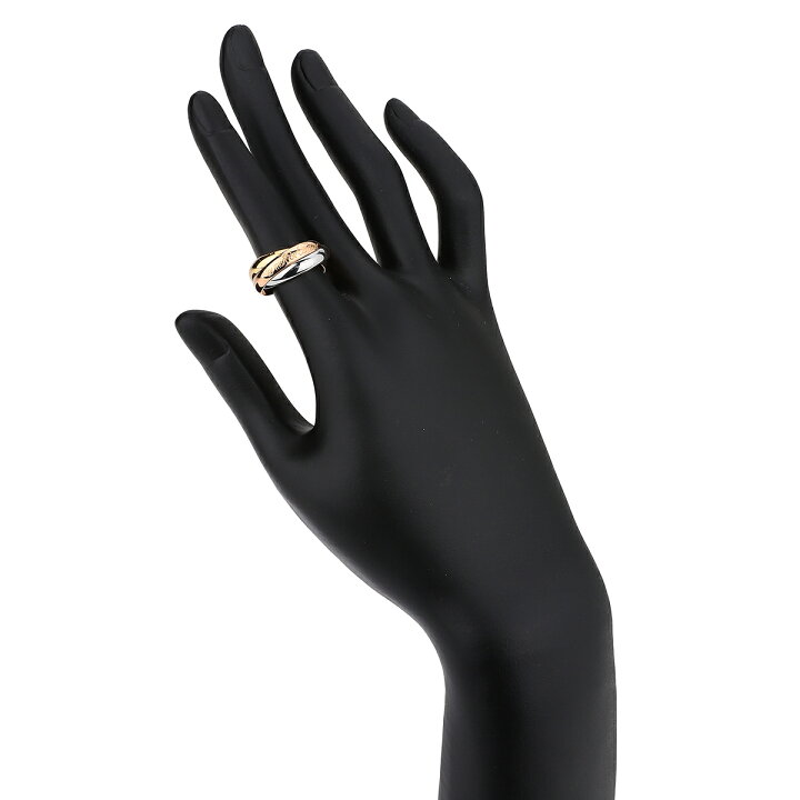 楽天市場】カルティエ Cartier トリニティ TRINITY リング K18 10号 