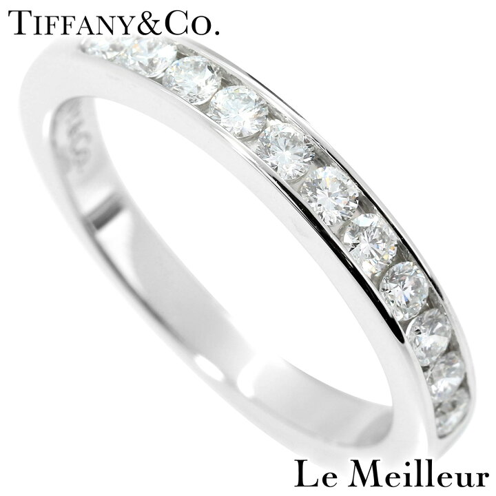 楽天市場】TIFFANY&Co. ティファニー The Tiffany Setting pt950 ティファニーハーフサークルダイヤリングリングのみ(付属品無し)