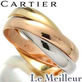 【最大5,000円引きクーポン対象】カルティエ トリニティ リング 指輪 750 12号 Cartier