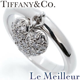ティファニー センチメンタル ハートリング 指輪 ダイヤモンド Pt950 9号 TIFFANY&Co.