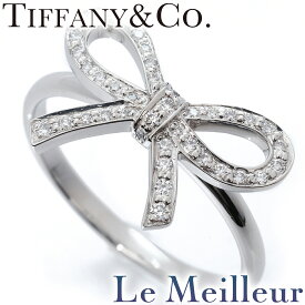 ティファニー ボウ リング 指輪 ダイヤモンド Pt950 13号 TIFFANY&Co. 【最大5000円OFFクーポン対象】