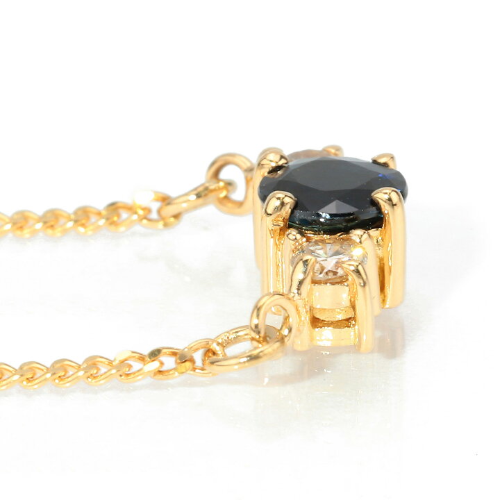 楽天市場】ジュエリーマキ ネックレス サファイア 0.31ct ダイヤモンド 