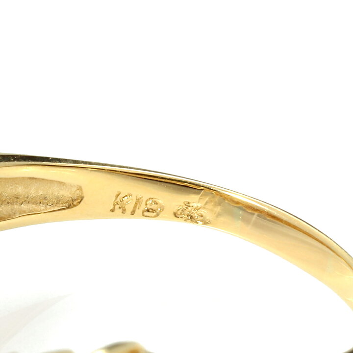 楽天市場】ジュエリーマキ V字リング 指輪 ダイヤモンド 1.04ct K18YG 