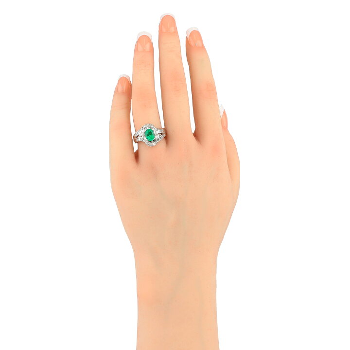 楽天市場】リング 指輪 エメラルド 1.18ct ダイヤモンド 0.93ct 