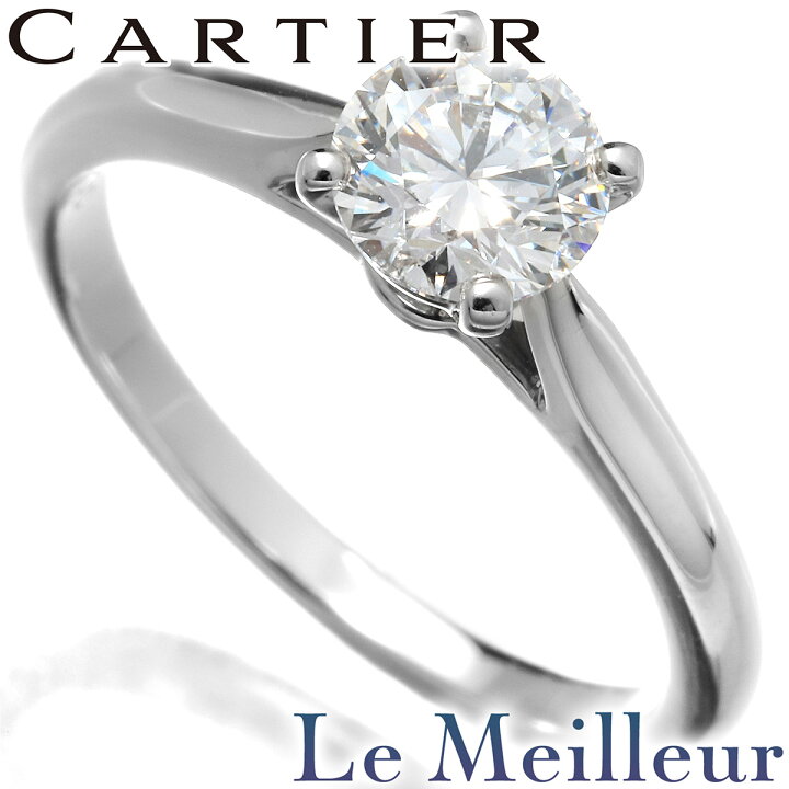 楽天市場】Cartier カルティエ 1895 ダイヤモンド 0.61ct Eカラー VVS2 