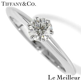 TIFFANY&Co. ティファニー ダイヤモンド 0.31ct Gカラー IF VERY GOOD プラチナ Pt950 リング 6号鑑定書付き 指輪【中古】【新品仕上げ済】 【最大5,000円OFFクーポン対象】