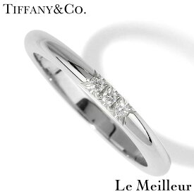 TIFFANY&Co. ティファニー Tiffany Forever ダイヤモンド プラチナ Pt950 ウェディング バンドリング 6.5号 指輪【中古】【新品仕上げ済】 【最大5,000円OFFクーポン対象】