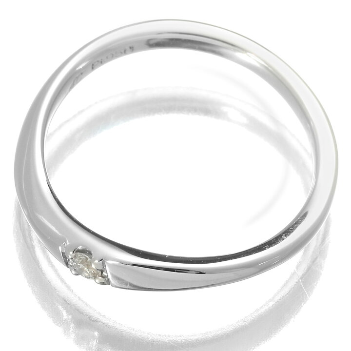 楽天市場】4℃ アクアクラウン デザインリング 指輪 ダイヤモンド Pt950  