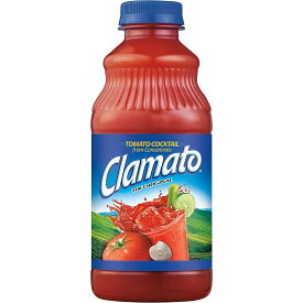 【送料無料12本】Clamato クラマト トマトカクテル 946ml(ジュース) 12本セット まとめ買い クラム ハマグリ