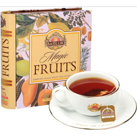 BASILUR TEA バシラーティー マジックフルーツ　アソートブック（ティーバック32袋入り） スリランカ 紅茶