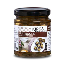 KIPOS キポス グリルドマッシュルーム クリームチーズ入り 180g（固形量110g） ギリシャ