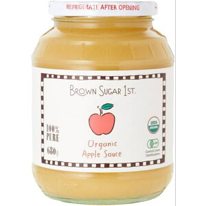 ブラウンシュガーファースト オーガニックアップルソース 680g