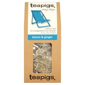 teapigs ティーピッグス レモン＆ジンジャー 15包 ハーブティー ティーバッグ