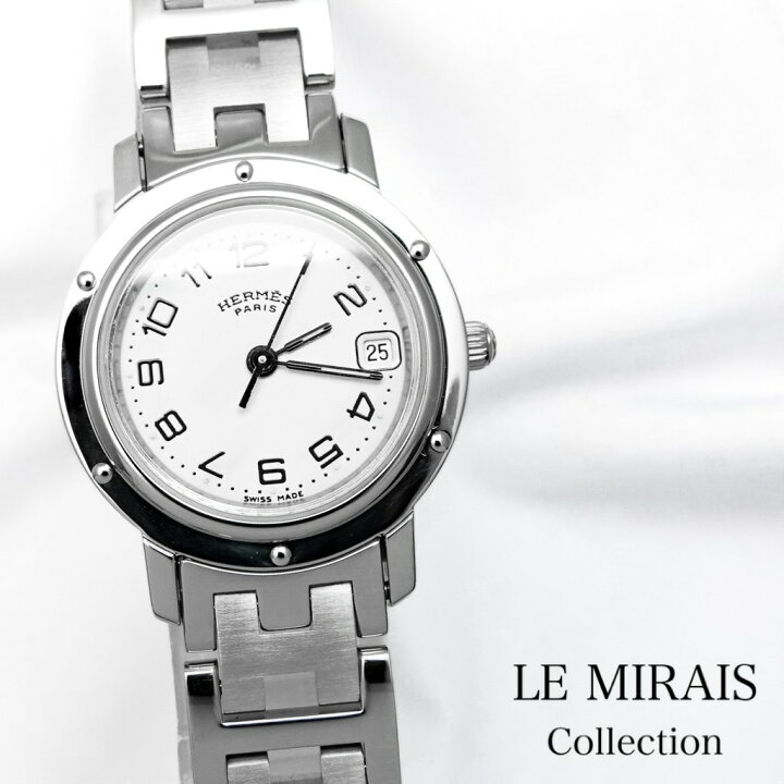 楽天市場】【仕上済】エルメス クリッパー SS デイト ブレス SS  