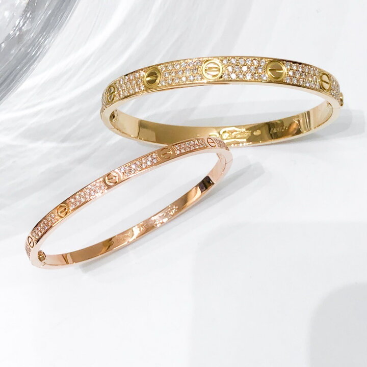 楽天市場】【仕上済】カルティエ ラブブレス #21 新型 YG ダイヤ 21  