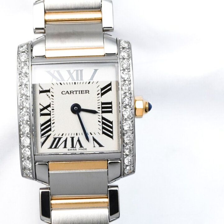楽天市場】【保証書付】カルティエ タンクフランセーズ SM コンビ  