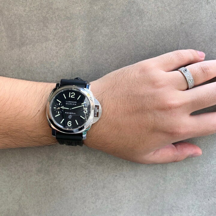 楽天市場】【保証書付/OH済】オフィチーネパネライ ルミノールマリーナ  