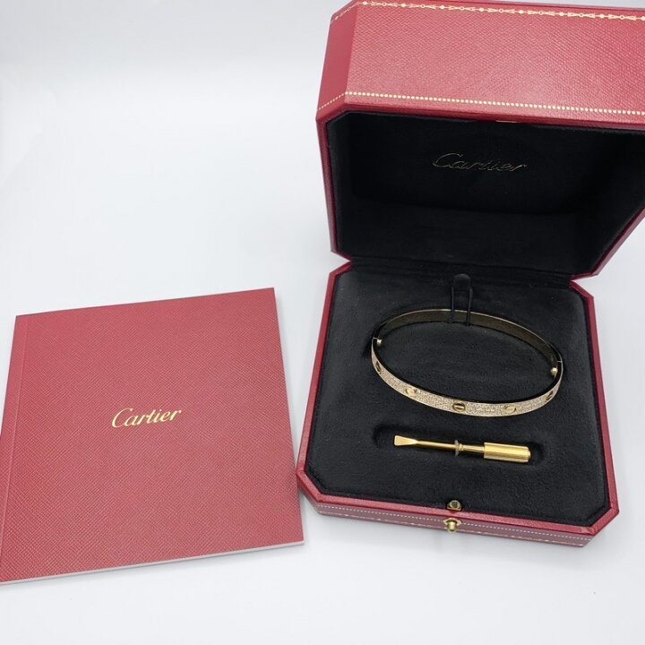 楽天市場】【仕上済】カルティエ ラブブレス #21 新型 YG ダイヤ 21  