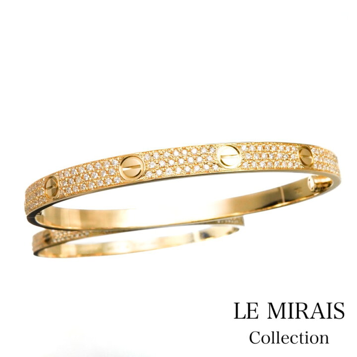 楽天市場】【仕上済】カルティエ ラブブレス #21 新型 YG ダイヤ 21  