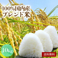 《1kgあたり497円》【国産米100％使用】 ブレンド米 10kg 国内産複数原料米 送料無料 白米 米 国内産 複…