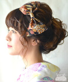 袴 卒業式 髪飾り 和リボン 全7色 送料無料 | ヘッドドレス 振袖 袴 前撮り ウェディング 結婚式 和 ブライダル ヘッドアクセ ヘッドアクセサリー 花 白無垢 色打掛 花嫁振 和風 花飾り 神前式