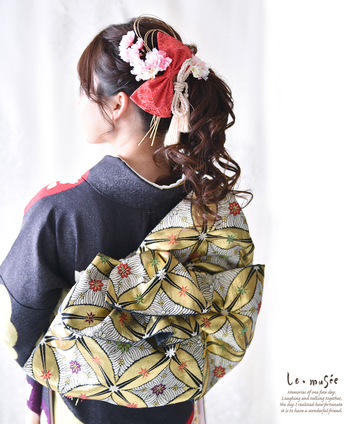 楽天市場】袴 髪飾り 卒業式 リボン スリジエ | 花 サクラ 桜 さくら