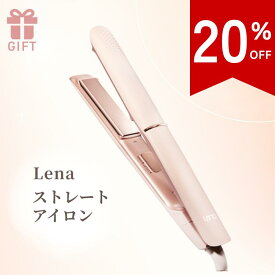 【クーポン利用で20％OFF】楽天ランキング入賞 リナ ストレートアイロン ▶30日間返金保証◀ ヘアアイロン ストレート ヘアーアイロン 1年保証 前髪 持ち運び 携帯用 旅行 ショート ピンク かわいい Lena 温度調節 痛まない プレゼント コードあり ギフトラッピング対応
