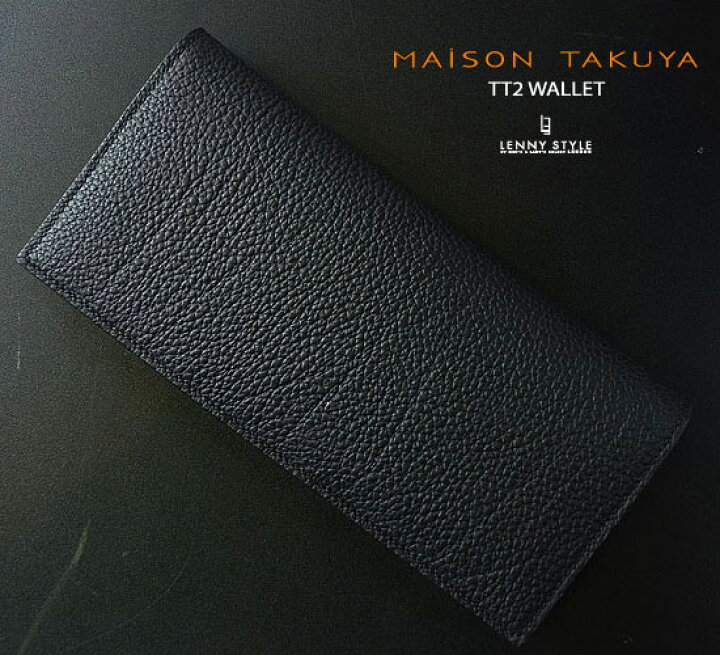 楽天市場】MAISON TAKUYA（メゾンタクヤ）二つ折りロングウォレット 
